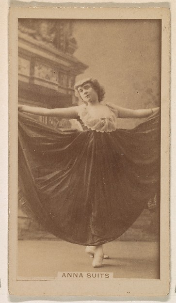 Kinney Brothers Tobacco Company, Anna Suits, from the Actresses series (N245) issued by Kinney Brothers to promote Sweet Caporal Cigarettes