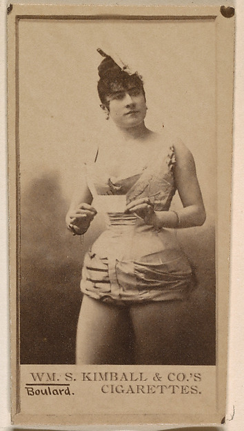 William S. Kimball & Company, Miss Boulard, from the Actresses series (N203) issued by Wm. S. Kimball & Co.