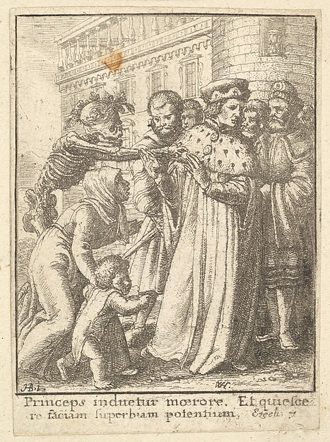 Wenceslaus Hollar, Duke, from "Dance of Death"