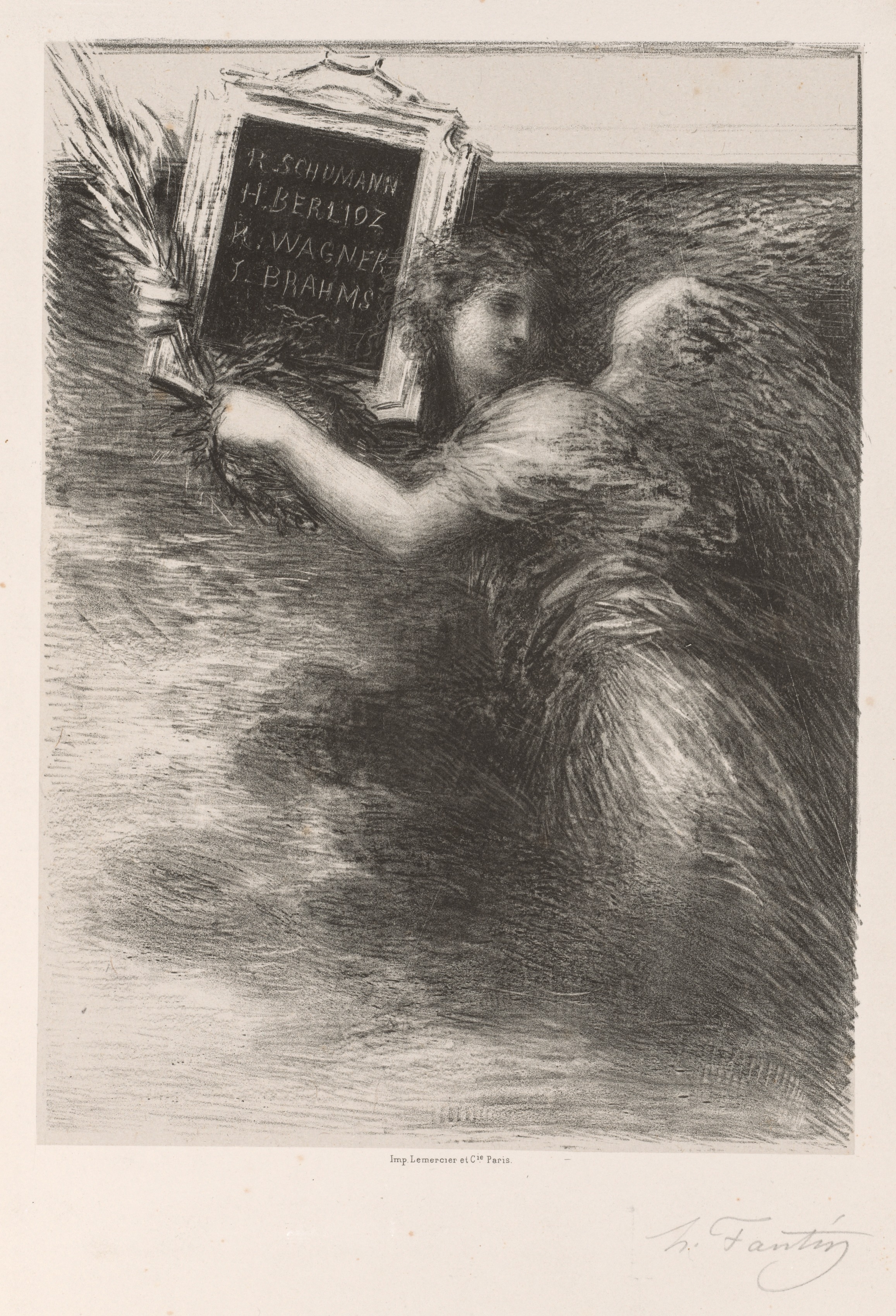 Henri Fantin-Latour, The Genius of Music