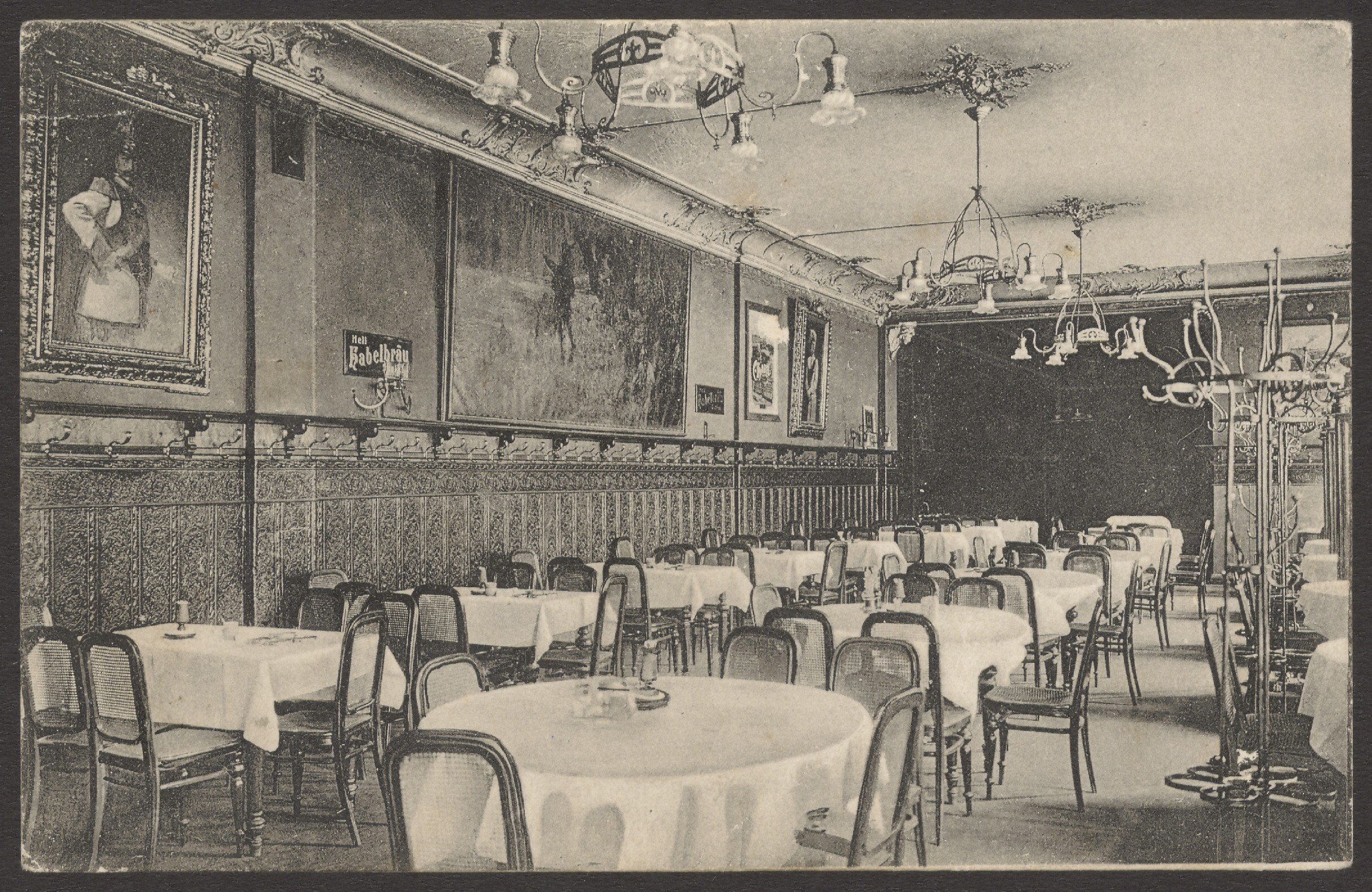 Kunstanstalt E. Mandowsky (Berlin), Ansichtskarte "Gruß aus dem alten Askanier", Anhaltstraße 14