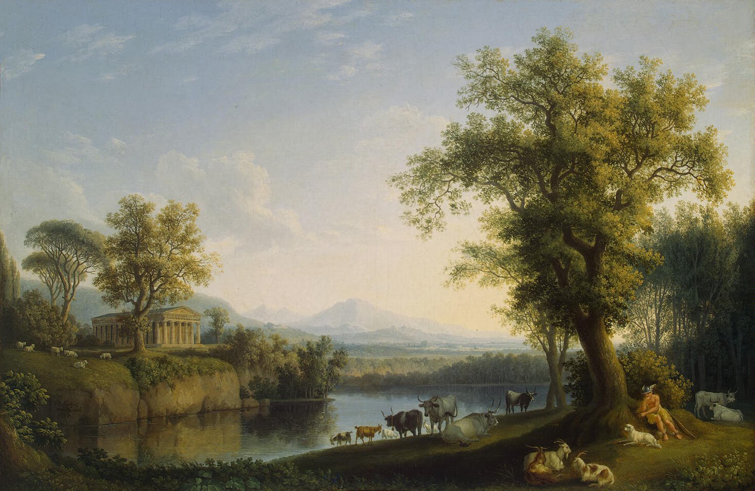 Jacob Philipp Hackert, Landscape with Cattle