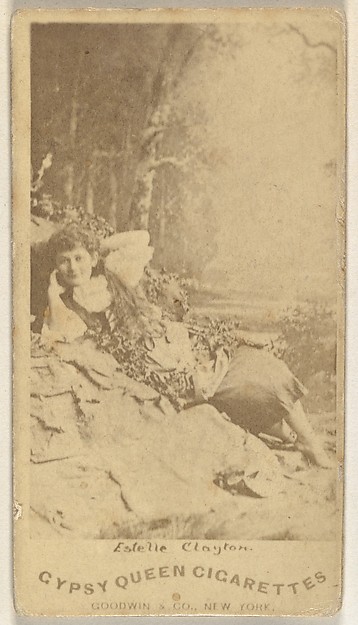 Goodwin & Company, Estelle Clayton, from the Actors and Actresses series (N171) for Gypsy Queen Cigarettes