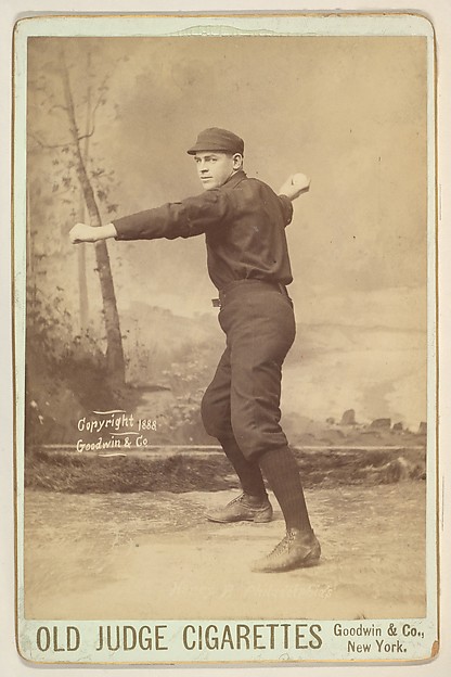 Goodwin & Company, Henry, Pitcher, Philadelphia, from the series Old Judge Cigarettes