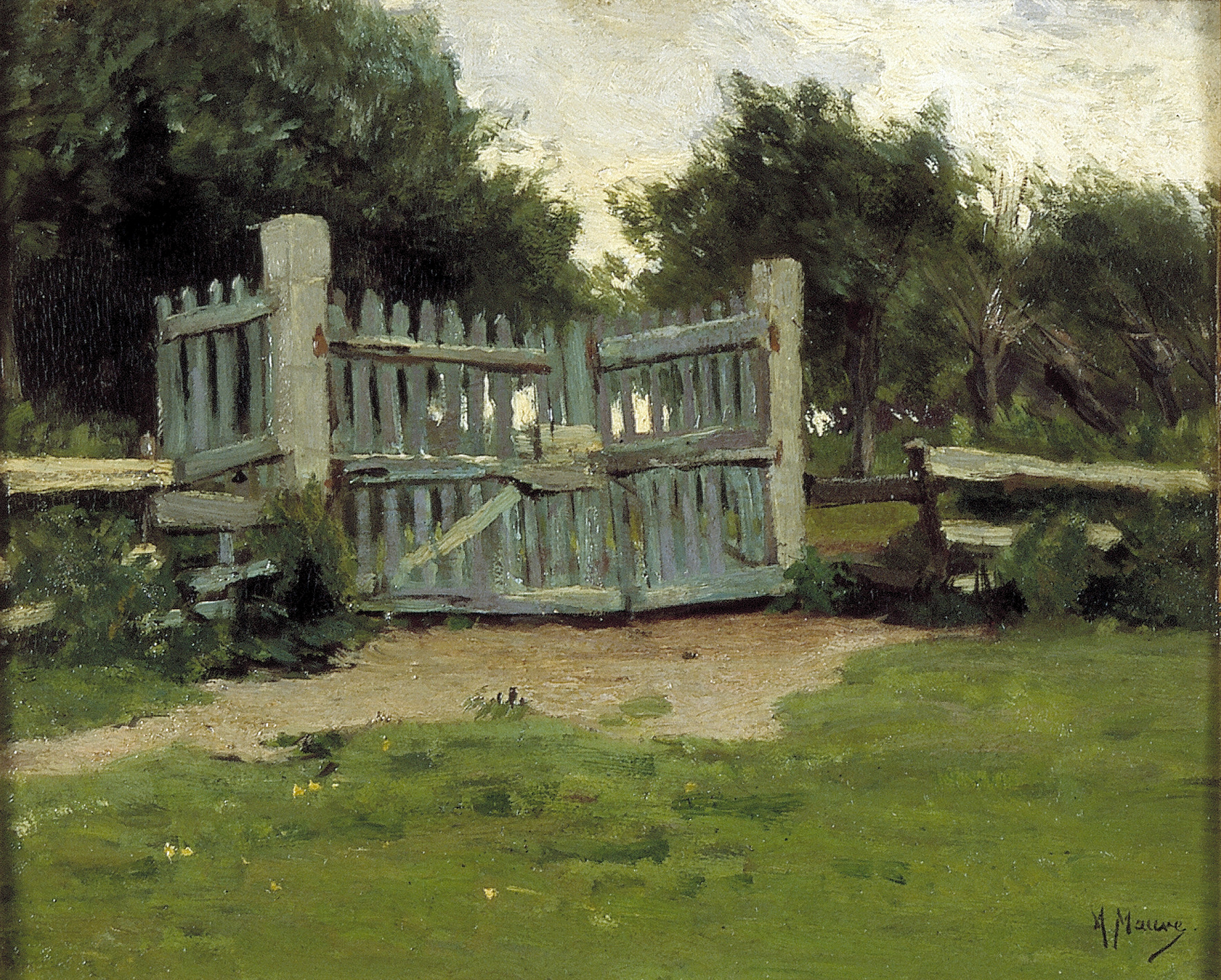 Anton Mauve, Land gate