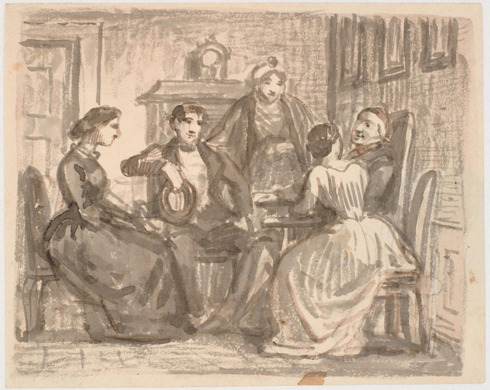 Wilhelm Marstrand, Det ny medlem af familien