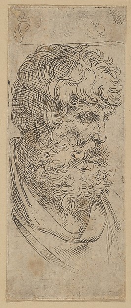Guido Reni, Bust of a Bearded Man