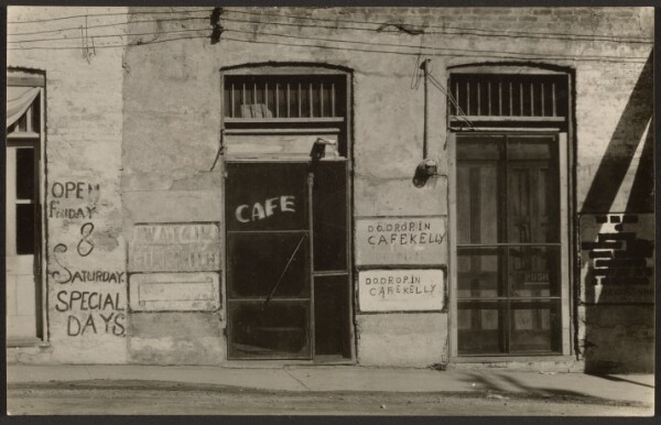 Walker Evans, Storefronts, Edwards, Mississippi