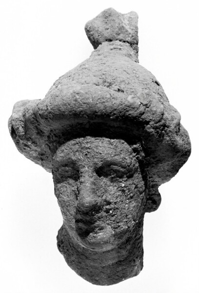 Unknown, Head with Wreath and Bow Knot(?)