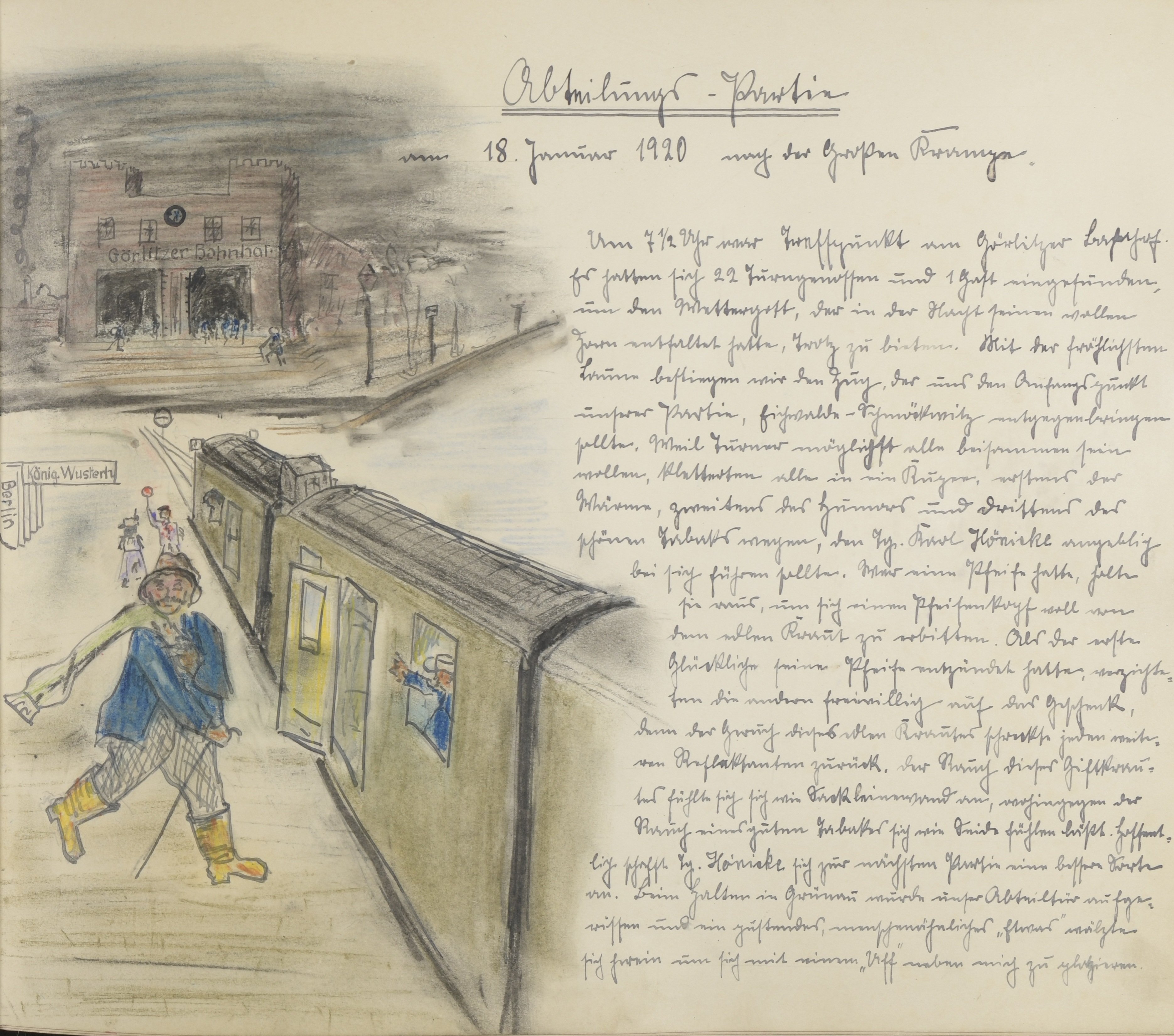 Unknown artist, Abtheilungs-Parthie 1920; S. 148