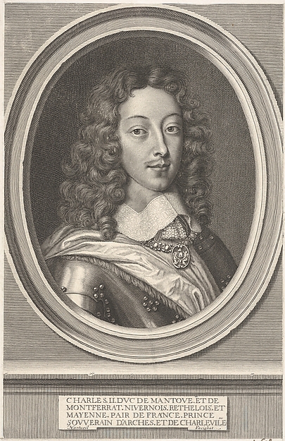Robert Nanteuil, Charles II de Gonzague-Clèves, duc de Mantoue