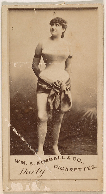 William S. Kimball & Company, Miss Darly, from the Actresses series (N203) issued by Wm. S. Kimball & Co.