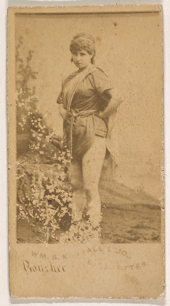 William S. Kimball & Company, Miss Boushee, from the Actresses series (N203) issued by Wm. S. Kimball & Co.