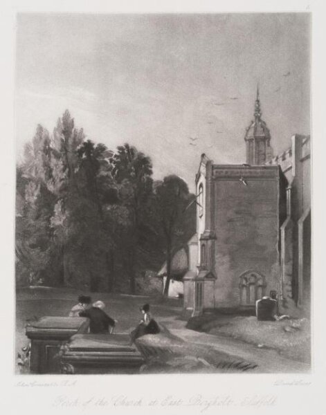 Constable, John RA, Porch of the Church at East Bergholt, Suffolk