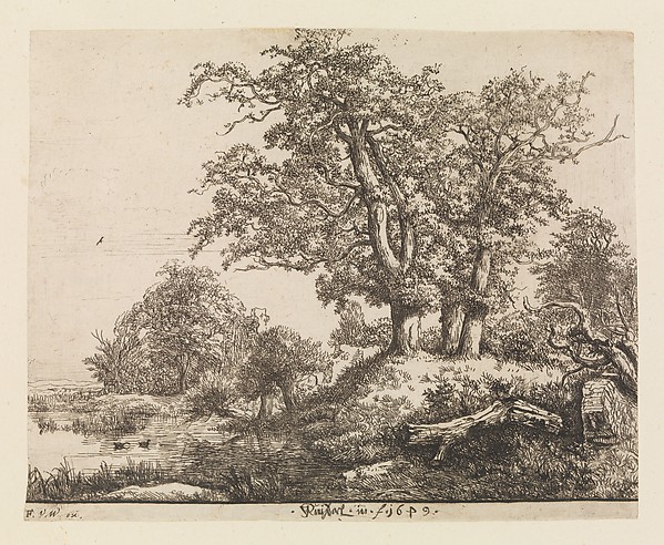 Jacob van Ruisdael, The Three Oaks