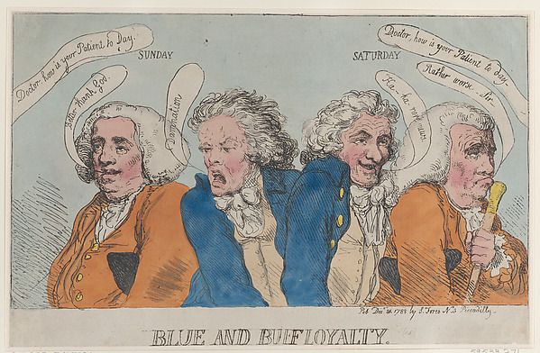 Thomas Rowlandson, Blue and Buff Loyalty