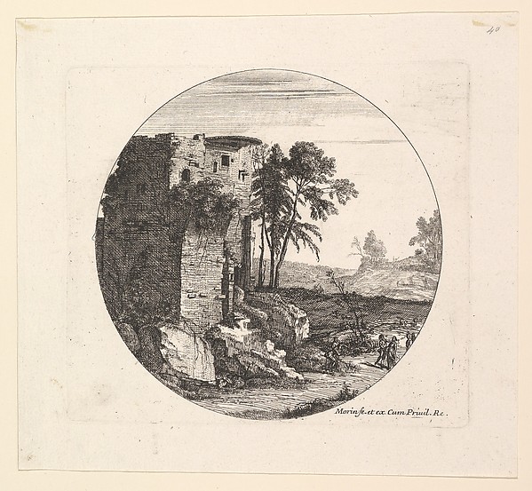 Jean Morin, Les Ruines a gauche