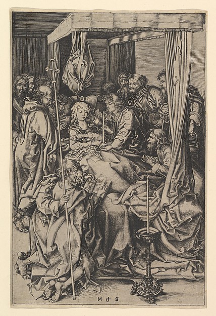 Martin Schongauer, The Death of the Virgin