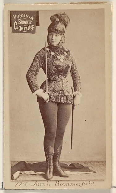Allen & Ginter, Card 778, Annie Summerfield, from the Actors and Actresses series (N45, Type 2) for Virginia Brights Cigarettes