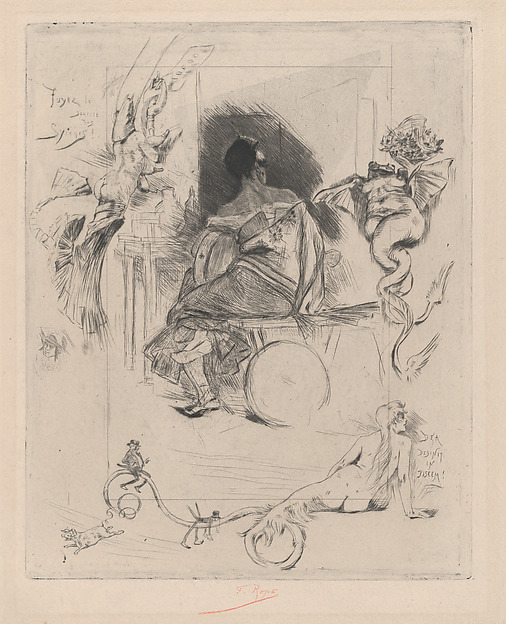Félicien Rops, The Last Maja