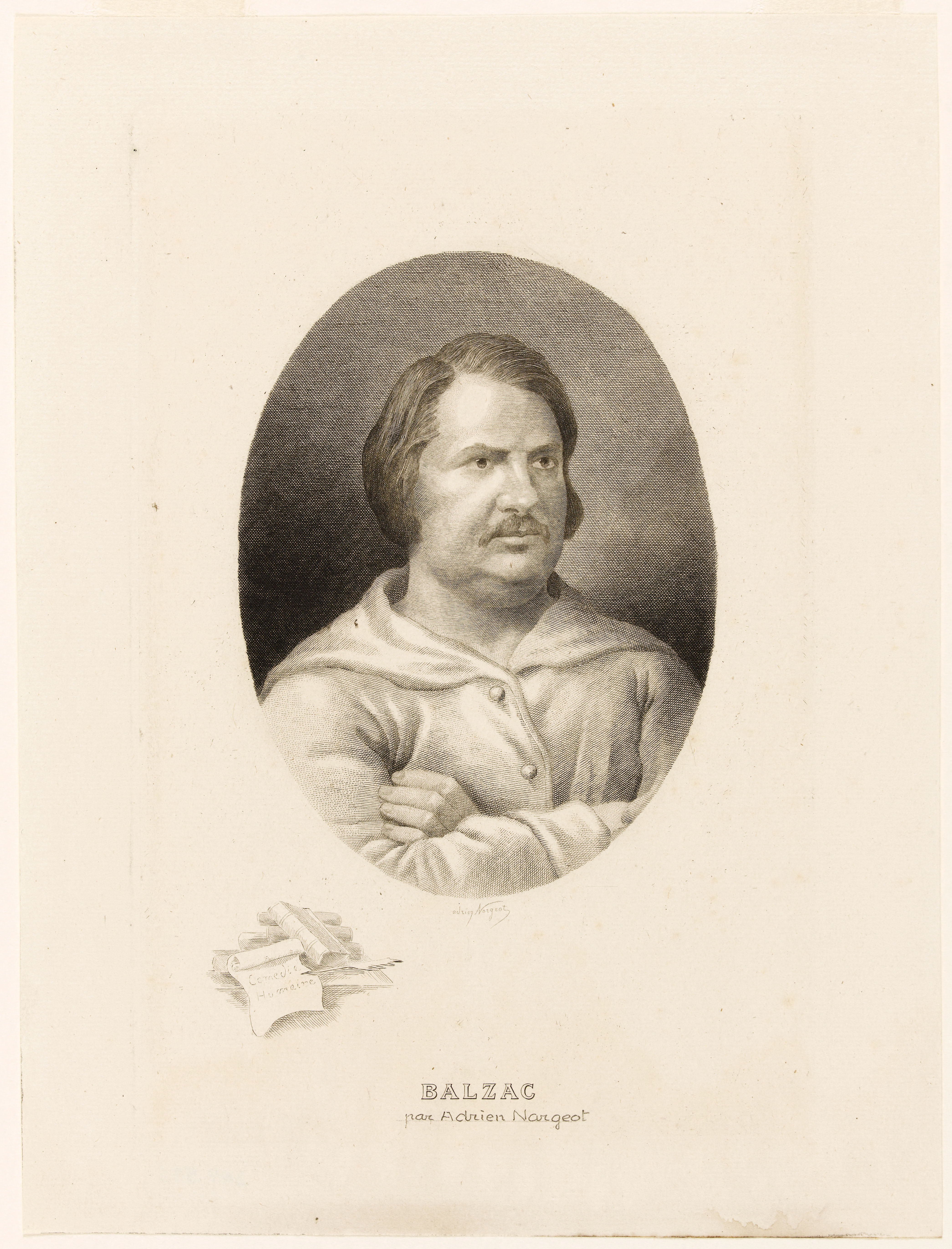Adrien-Jean Nargeot, Balzac par Adrien Nargeot