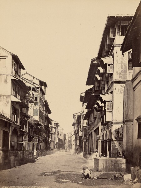 Francis Frith, Native Houses in Fort, Bombay