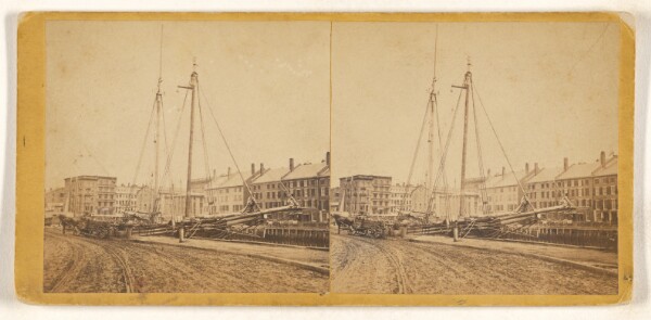 Unknown, [Ship in dry dock, possibly in Massachusetts]