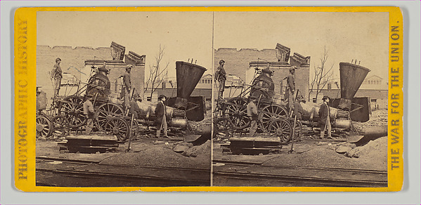 Unknown, Ruins of a Locomotive in the Petersburgh Railroad Depot, Richmond, Virginia
