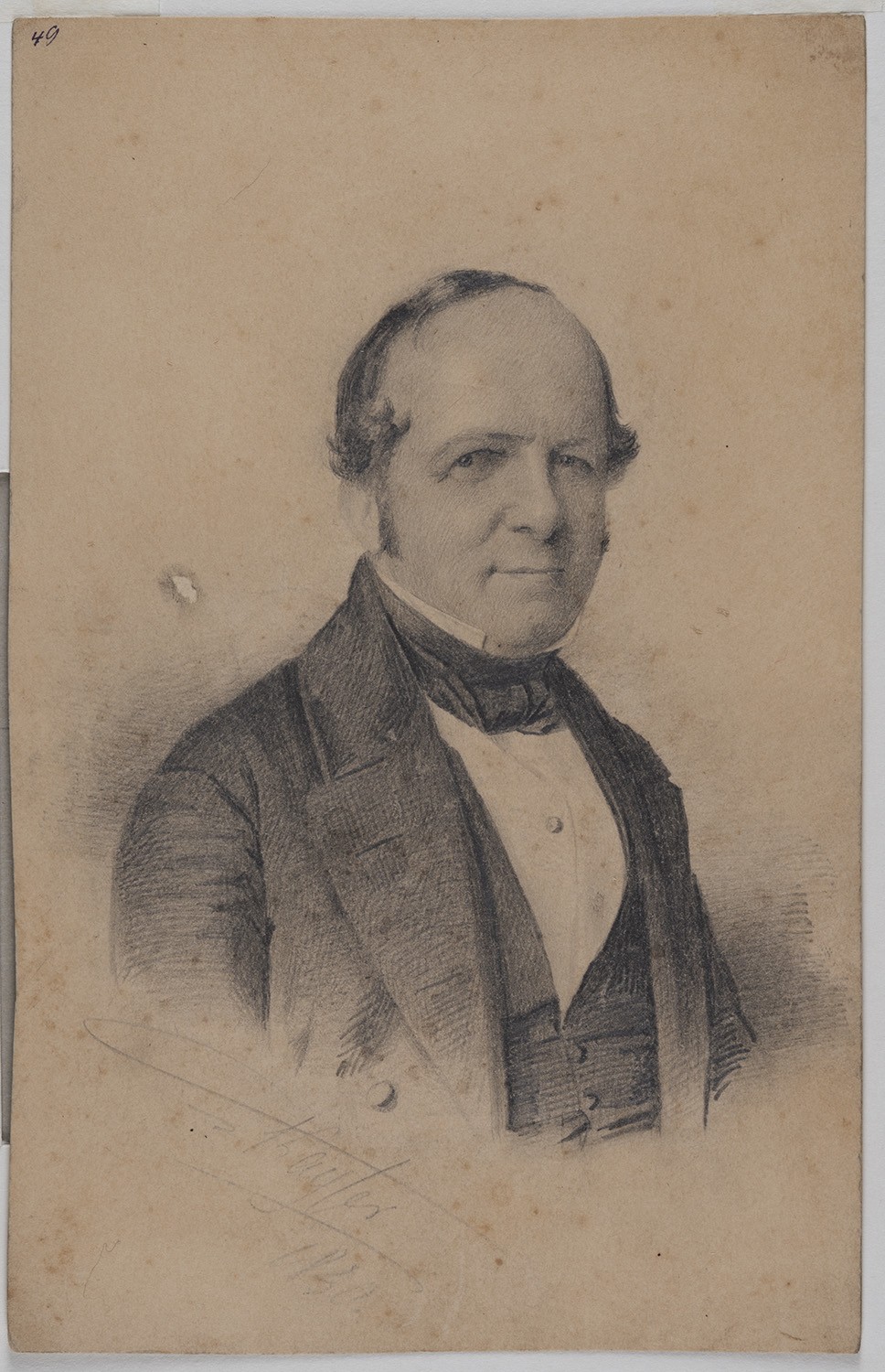 J. Kayser (Porträtzeichner), Knoblauch, Eduard (1801–1865), Architekt in Berlin