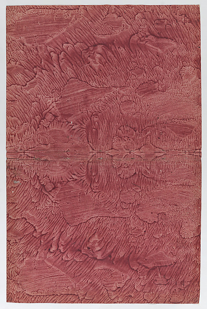 Anonymous, Red paste paper book cover