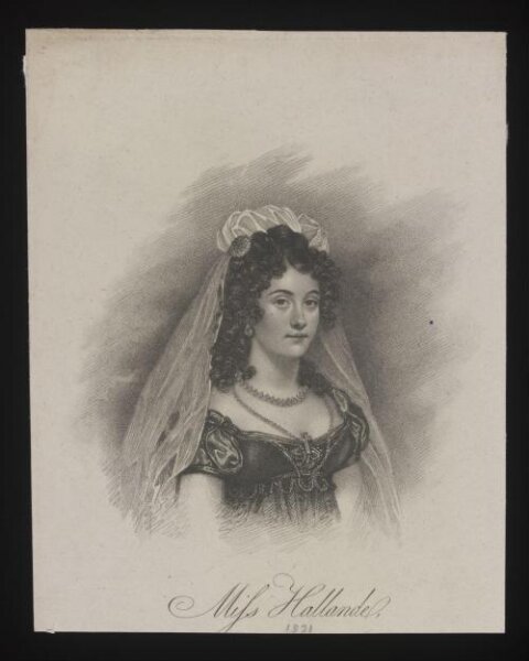 Unknown, Miss Hallande
