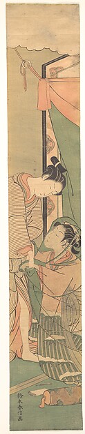 Suzuki Harunobu, Parting of Lovers: The Morning After