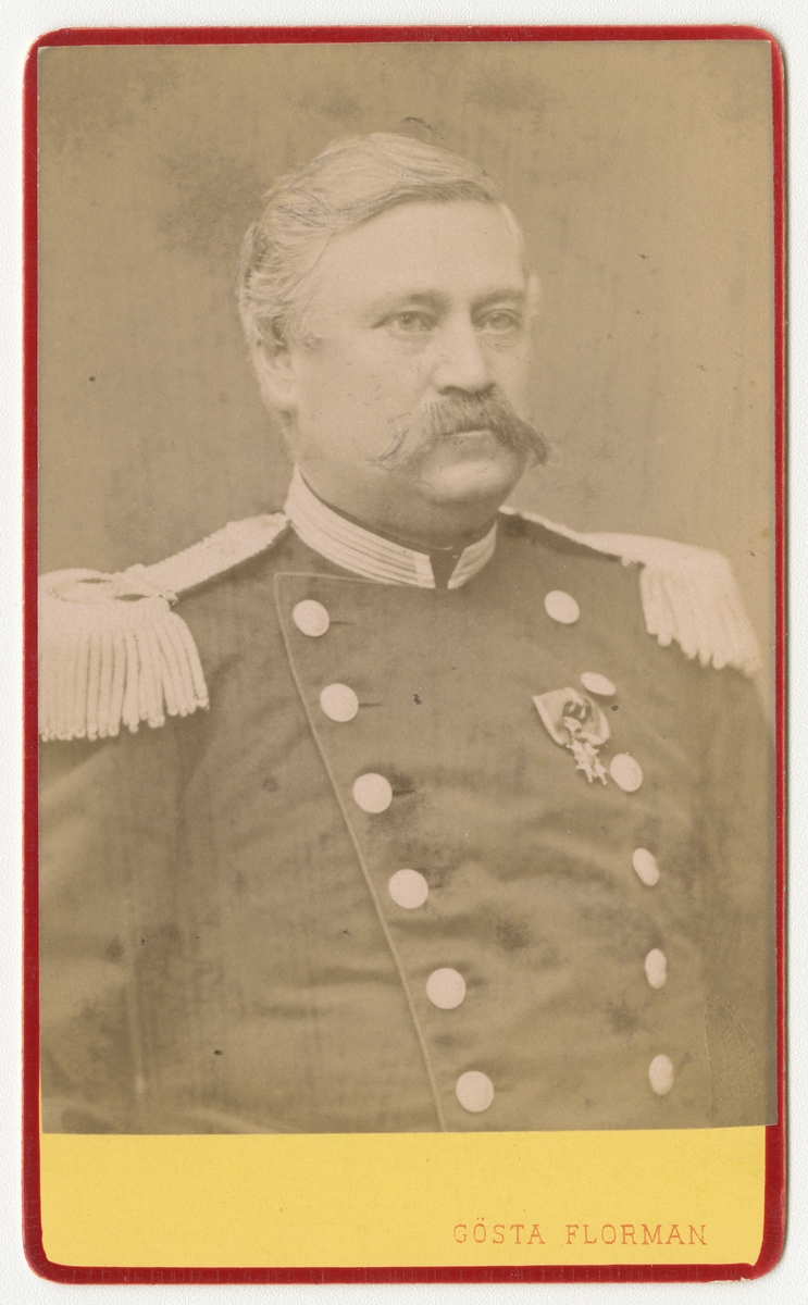 Gösta Florman, Portrait of Gustaf Harald Spens, Colonel at the Second Life-Branch Command I 5. See also image AMA.0001915 and AMA.0009531.