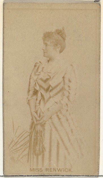 W. Duke, Sons & Co., Miss Renwick, from the Actors and Actresses series (N145-8) issued by Duke Sons & Co. to promote Duke Cigarettes