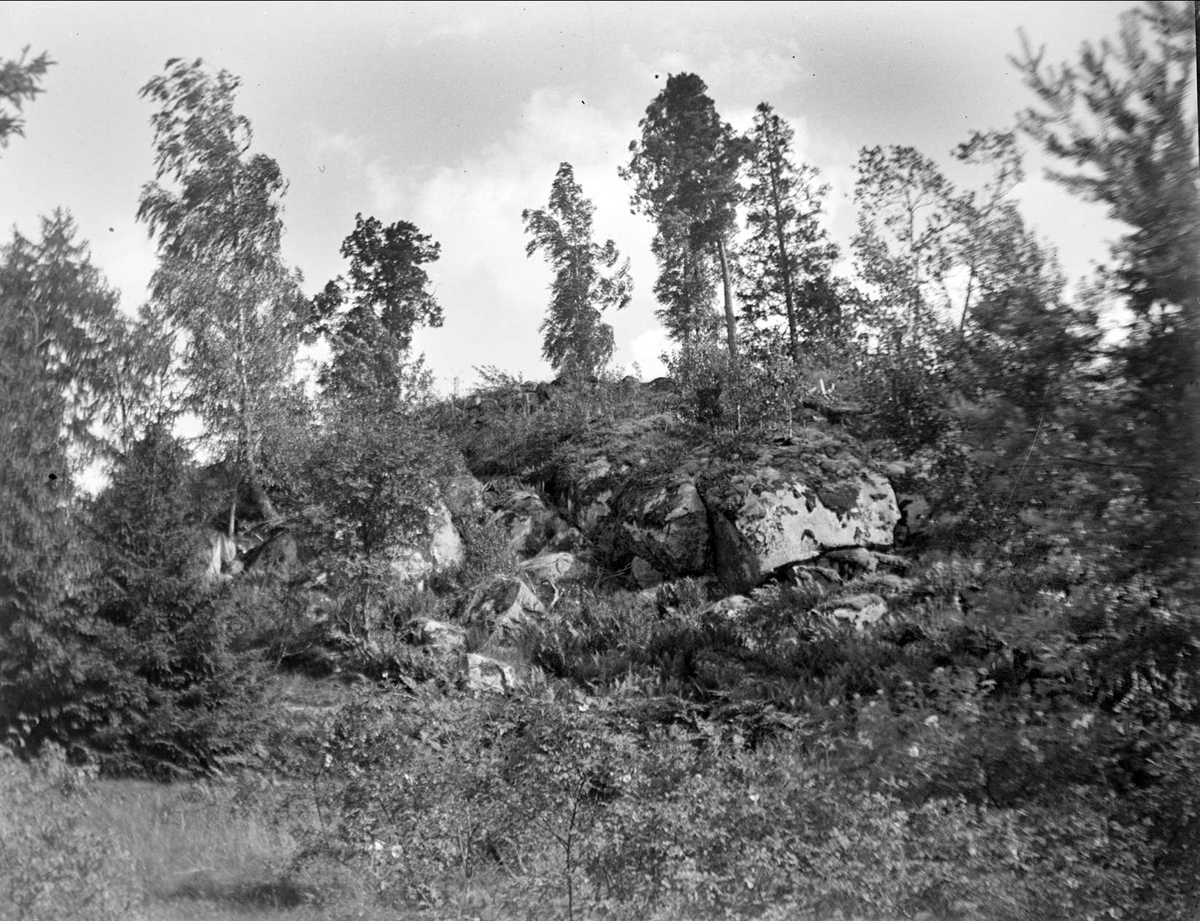 August Fredrik Schagerström, Fornborg on Arnö, Kungs-Husby parish, Uppland 1931