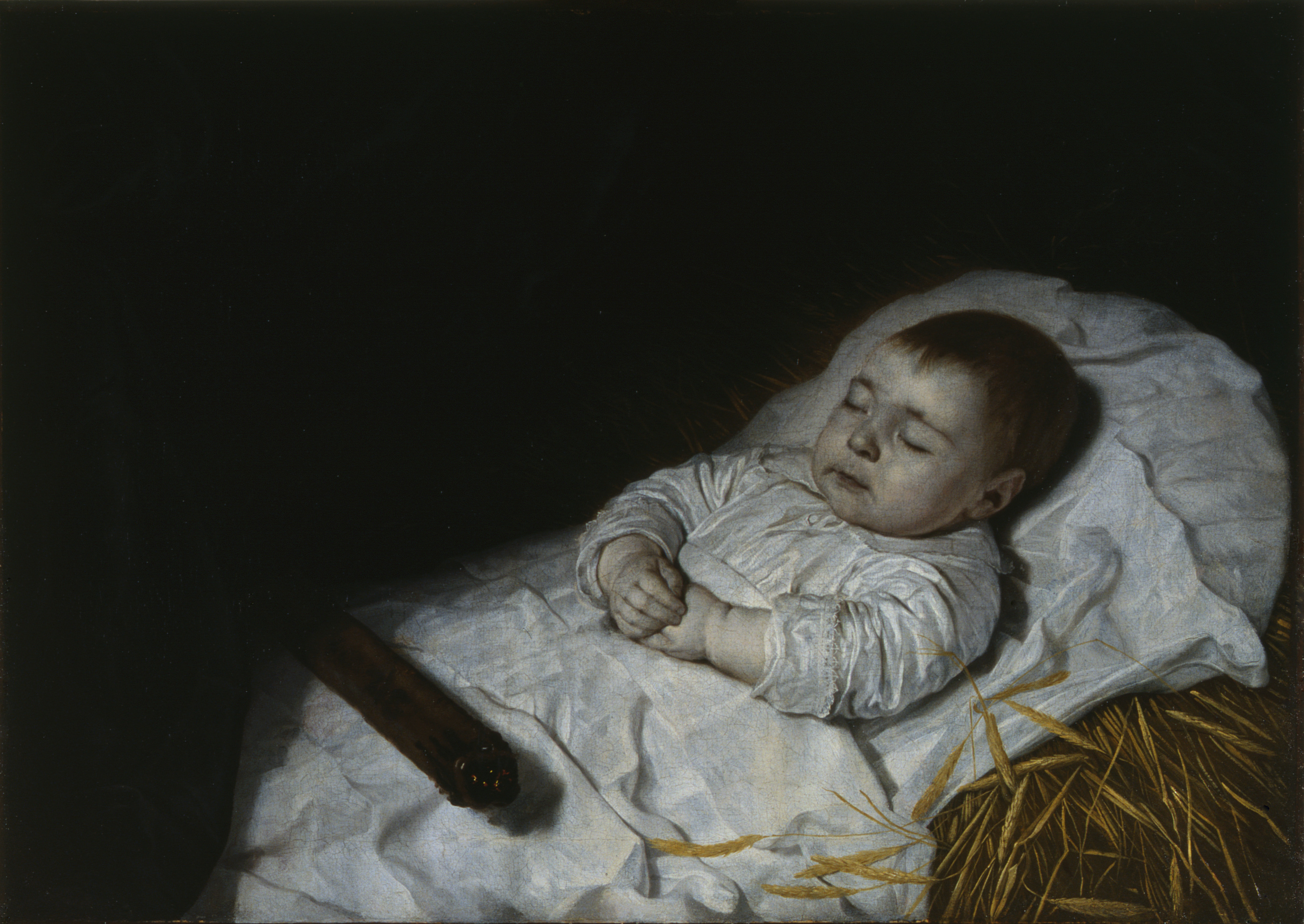 Bartholomeus van der Helst, A child's deathbed portrait