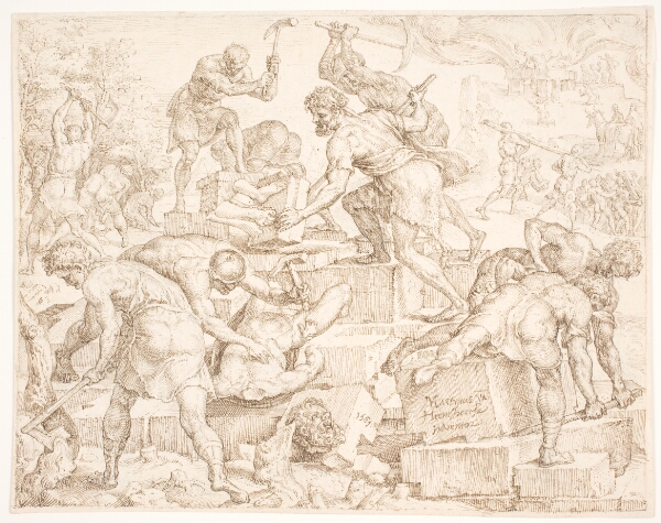 Maarten van Heemskerck, Gideon nedbryder Baalsalteret