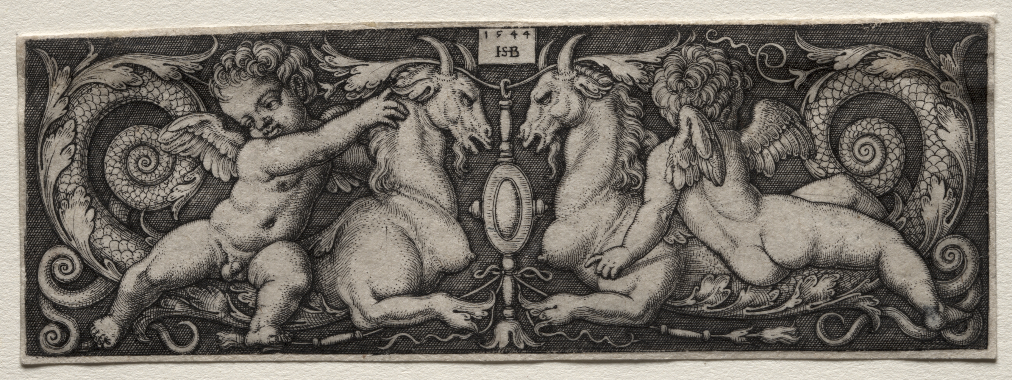 Hans Sebald Beham, Two Genii