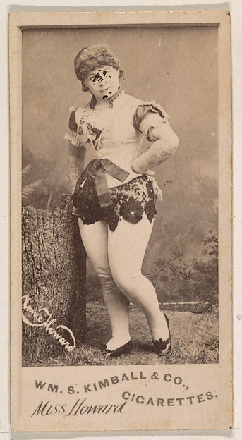 William S. Kimball & Company, Miss Howard, from the Actresses series (N203) issued by Wm. S. Kimball & Co.