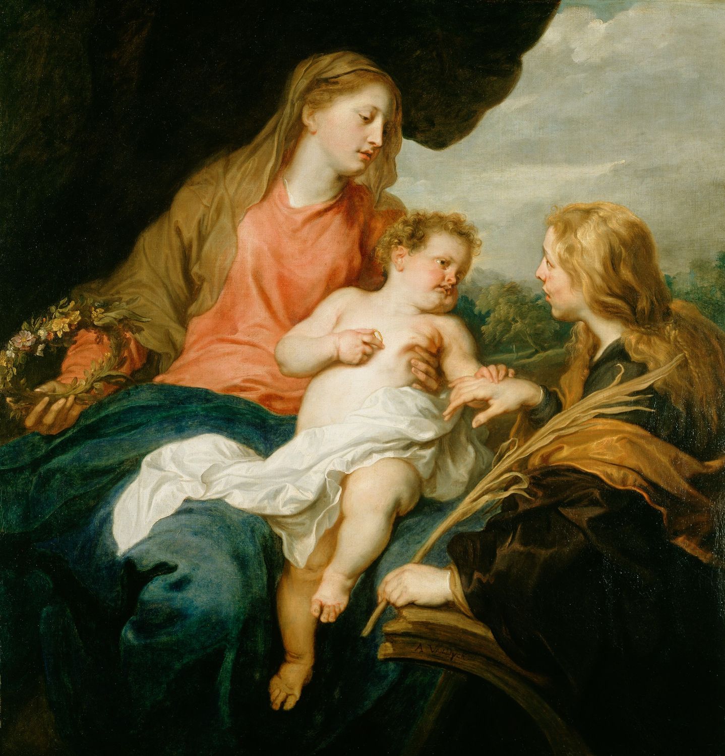 Anthony van Dyck, The Mystic Marriage of St Catherine