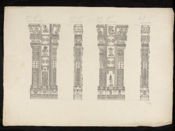 Unknown, Architectural drawing of Tirumala Nayak at Madura,