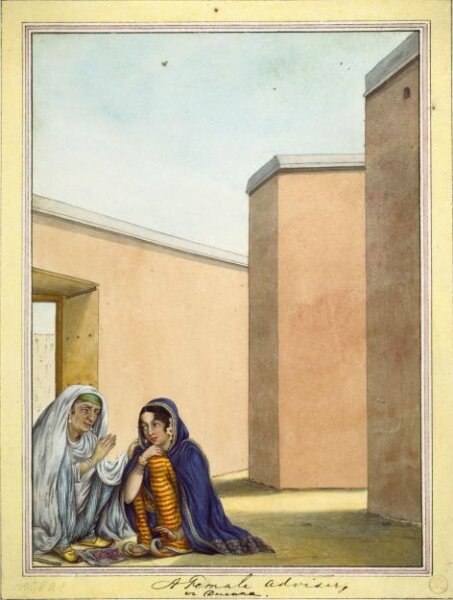 Unknown, An album containing fifty-three drawings depicting occupations.