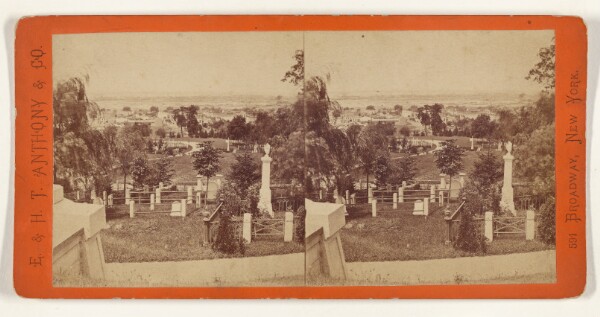 Edward and Henry T. Anthony & Co., Greenwood Cemetery. View of South Brooklyn, from near the Entrance.