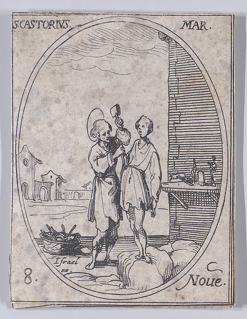 Jacques Callot, S. Castorie, martyr (St. Castorius, Martyr), November 8th, from "Les Images De Tous Les Saincts et Saintes de L'Année" (Images of All of the Saints and Religious Events of the Year)