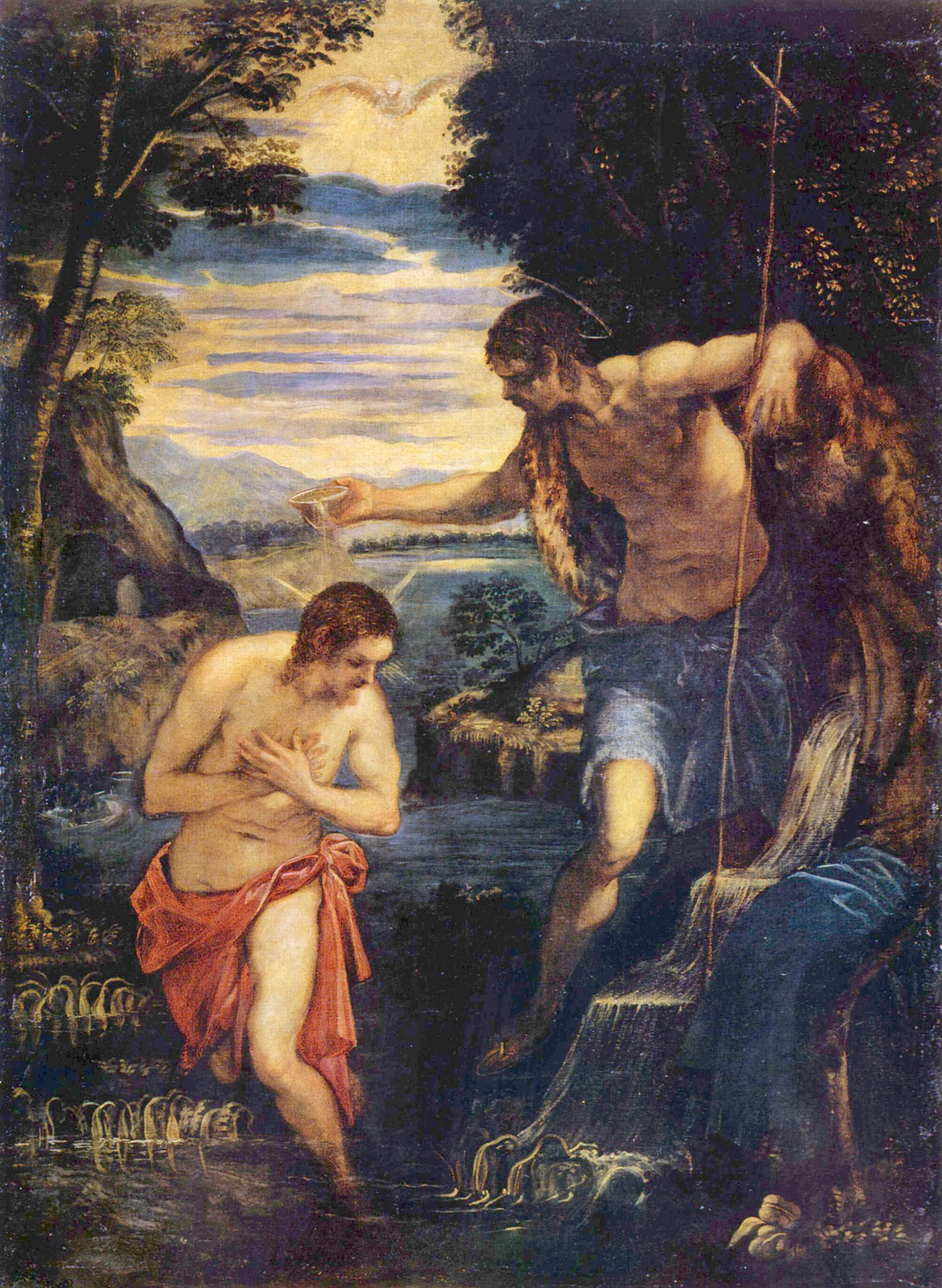 Domenico Tintoretto, The Baptism of Christ