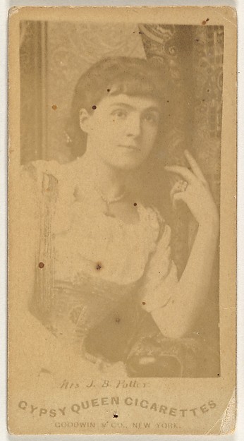 Goodwin & Company, Mrs. J.B. Potter, from the Actors and Actresses series (N171) for Gypsy Queen Cigarettes