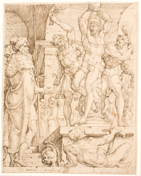 Maarten van Heemskerck, Kristi hudflettelse
