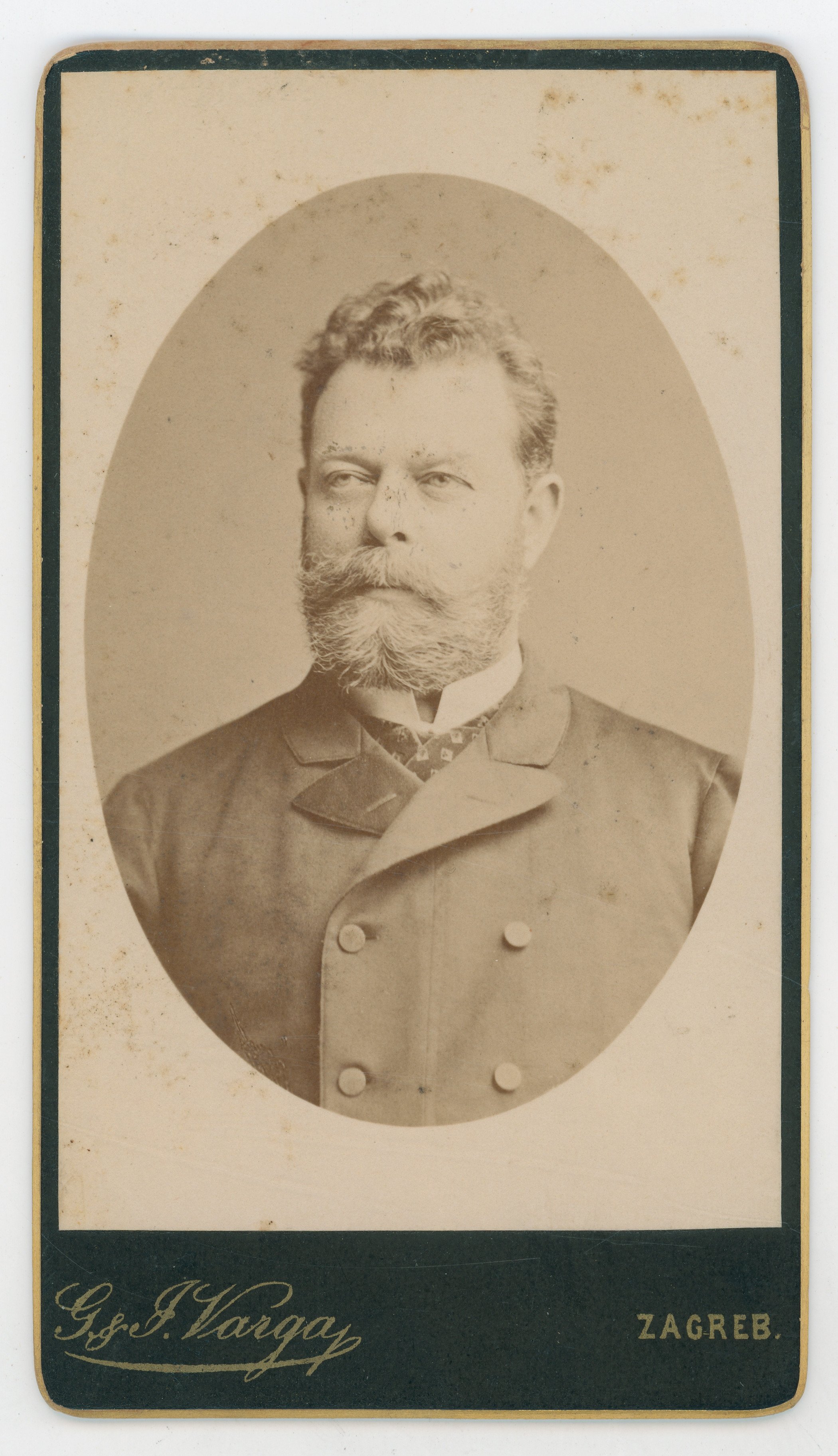 Gjuro i Ivan Varga, Portret gospodina u ovalu