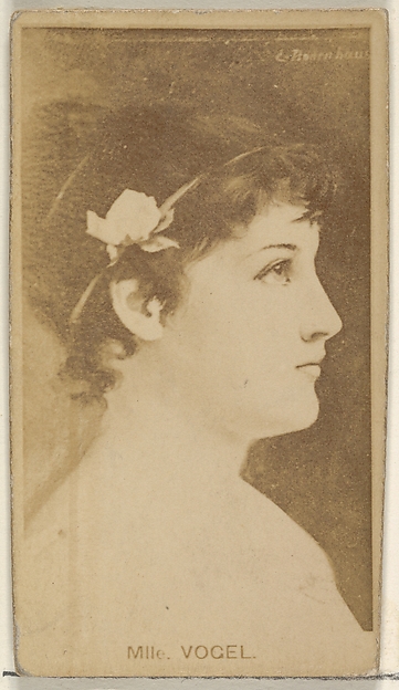 Allen & Ginter, Mlle. Vogel, from the Actors and Actresses series (N45, Type 8) for Virginia Brights Cigarettes