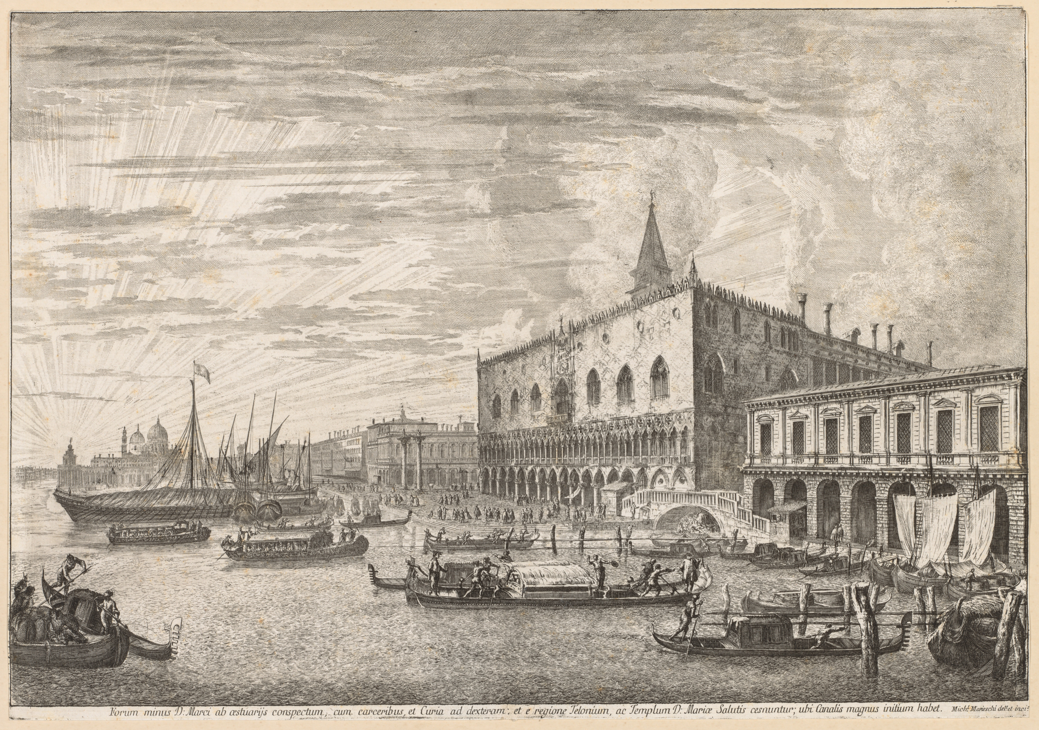 Michele Marieschi, Views of Venice:  The Molo and S. M. Della Salute